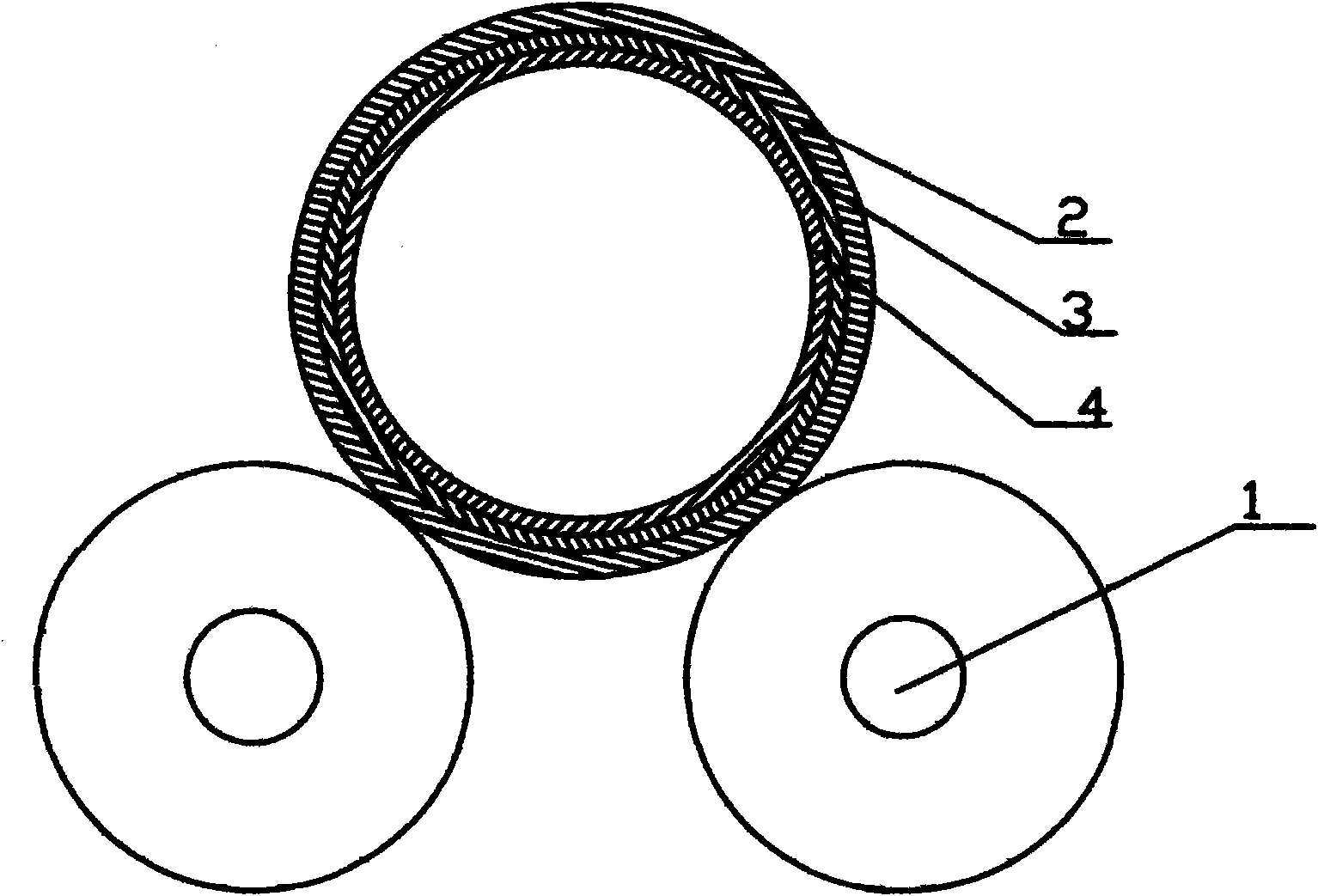 Manufacturing process of silastic checkered roll