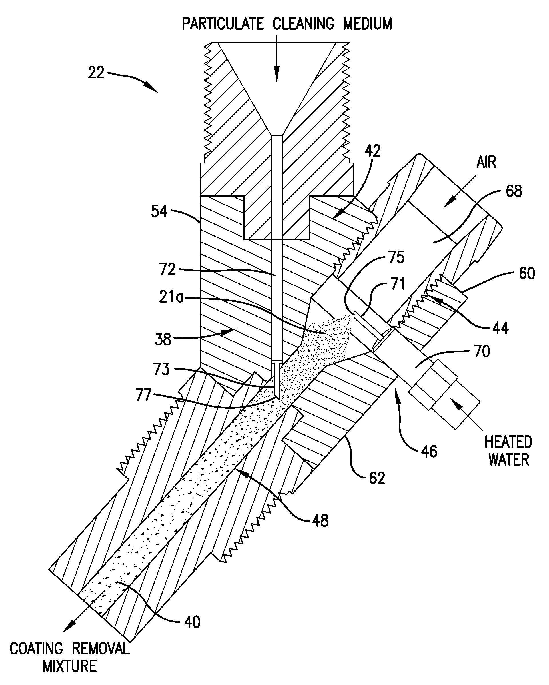System and method for removing a coating from a substrate