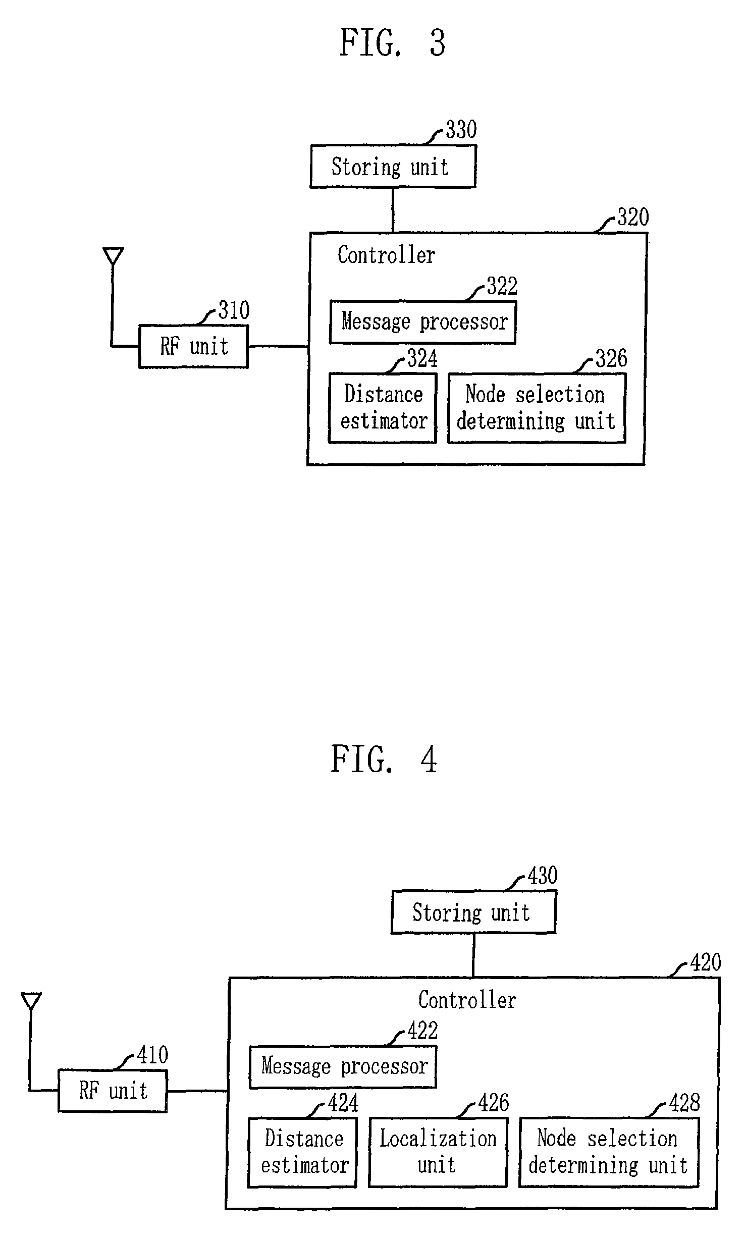 Localization apparatus for recognizing location of node in sensor network and method thereof