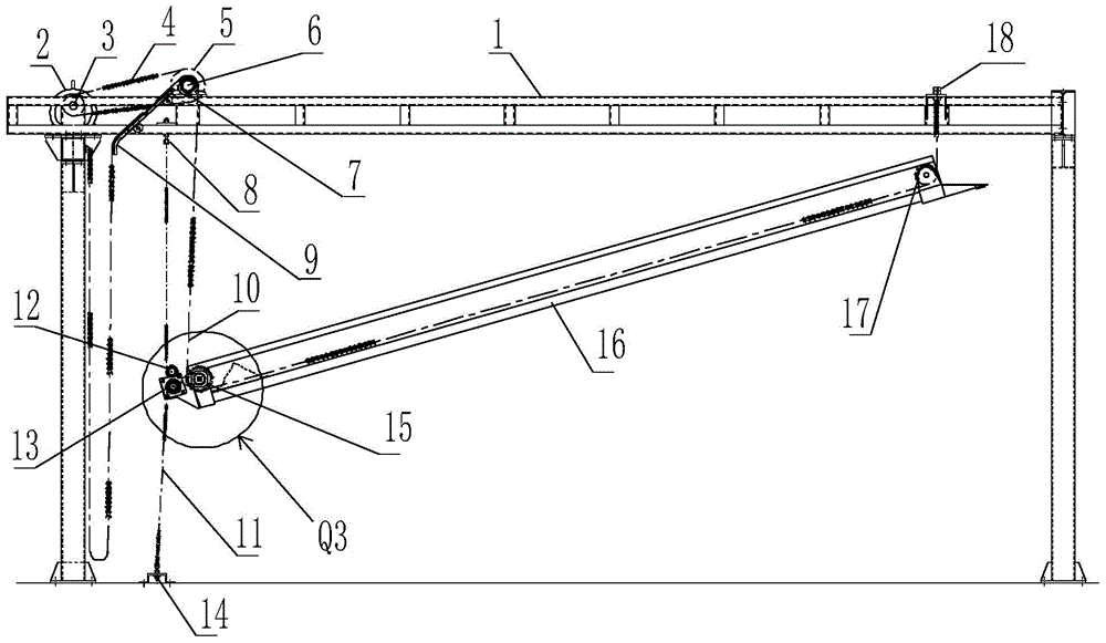 A tilting parking device