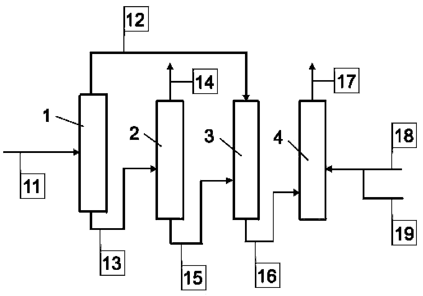 Treating method and system for crude methylthiopropanal synthesized of methyl mercaptan and acraldehyde