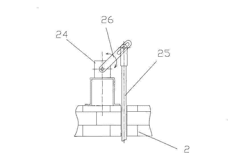 Setting method and application of high temperature gas nozzle in convection glass plate heating furnace