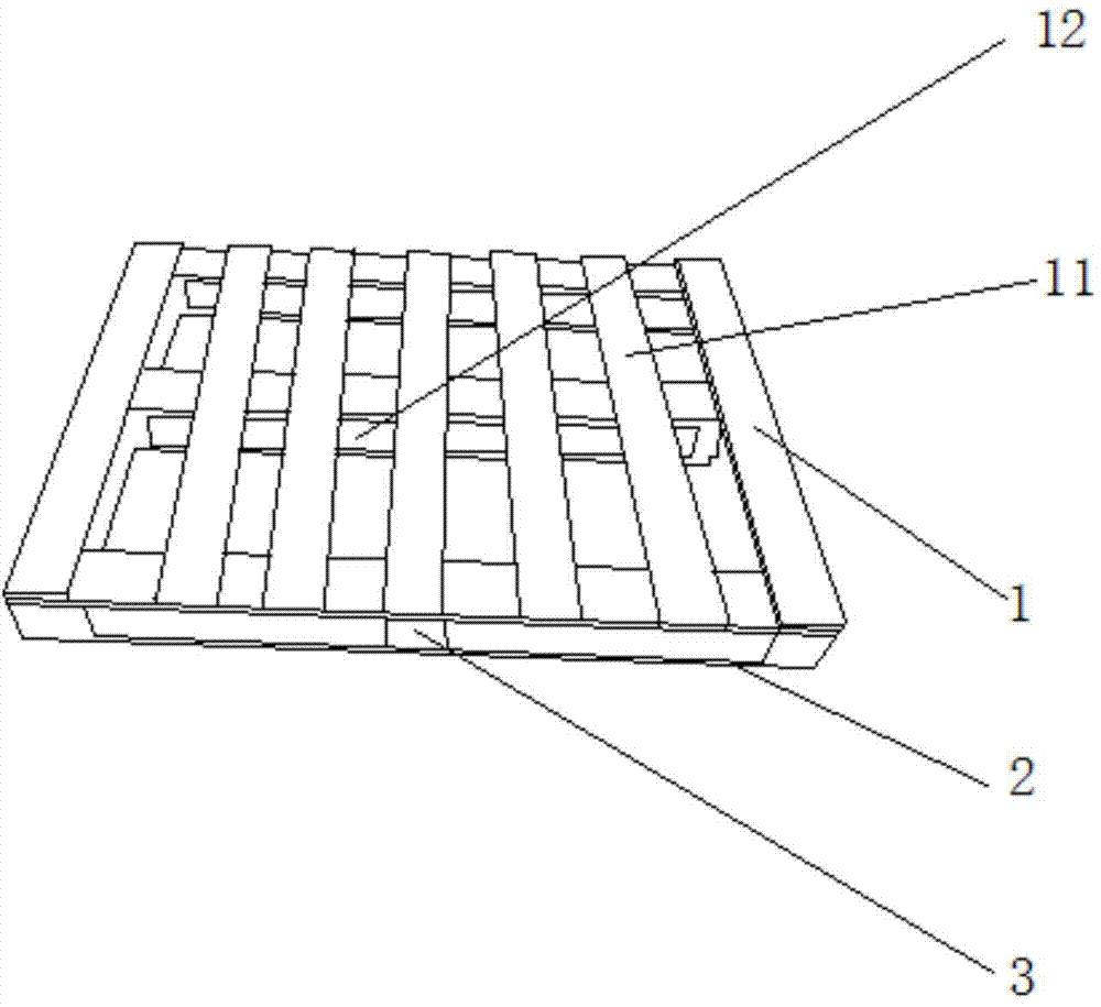 Pallet with buffering cushion