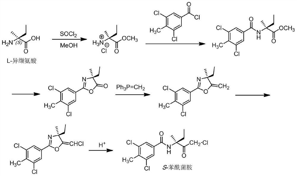 A kind of enantiomeric mixture and its preparation method and application