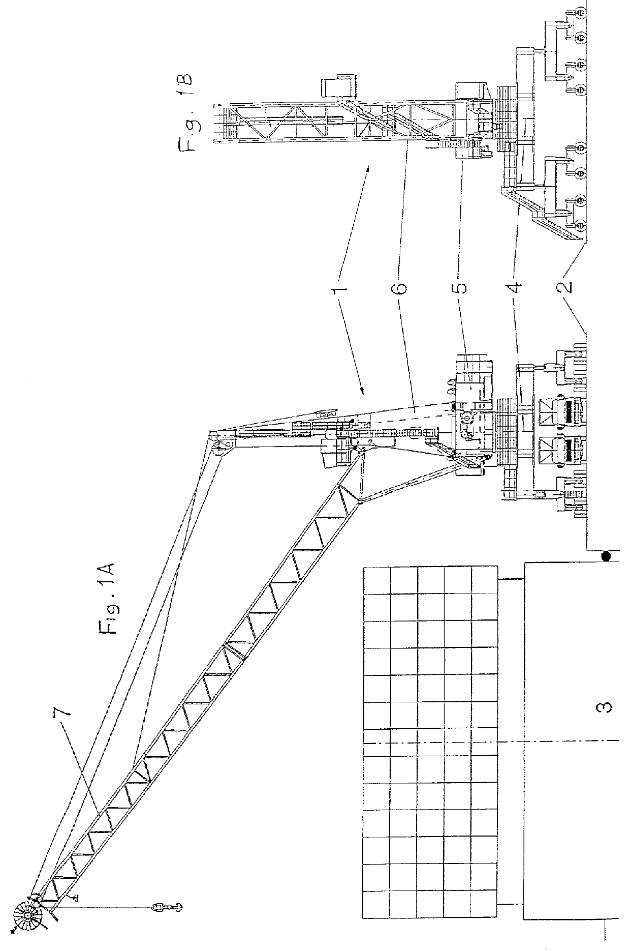 Mobile harbor crane for the combined handling of containers and bulk materials