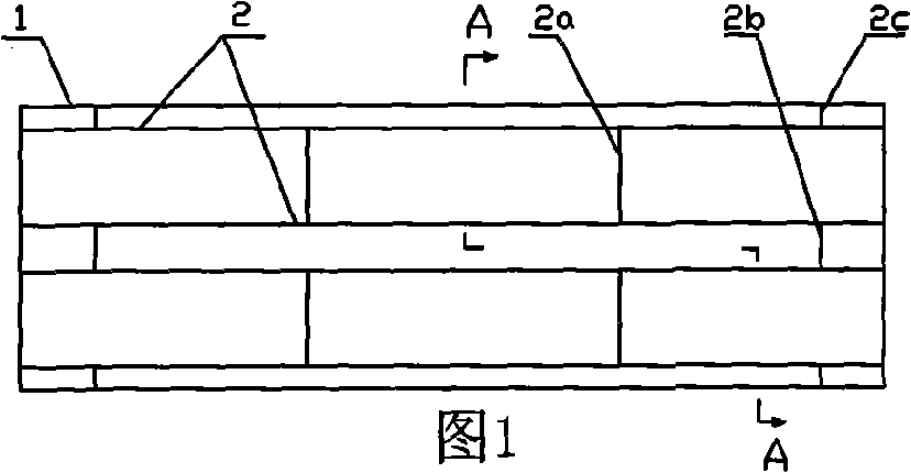 Die grid for producing composite block and casting forming method of composite block
