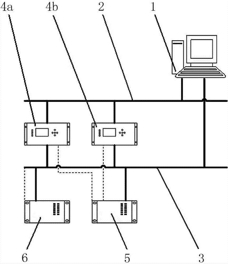 Intelligent substation merging unit one-button type communication loop verifying method