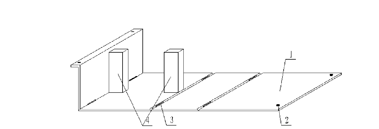 Die in user for molding component of concrete filled double thin wall