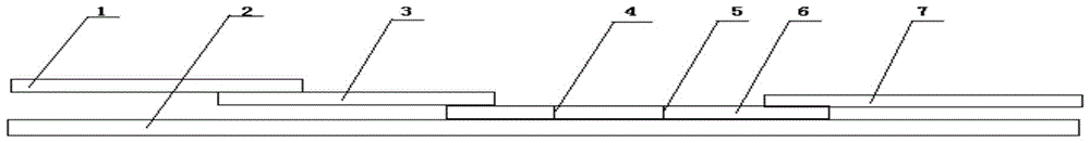 Colloidal gold test strip for detecting sheep pox virus and preparation method thereof