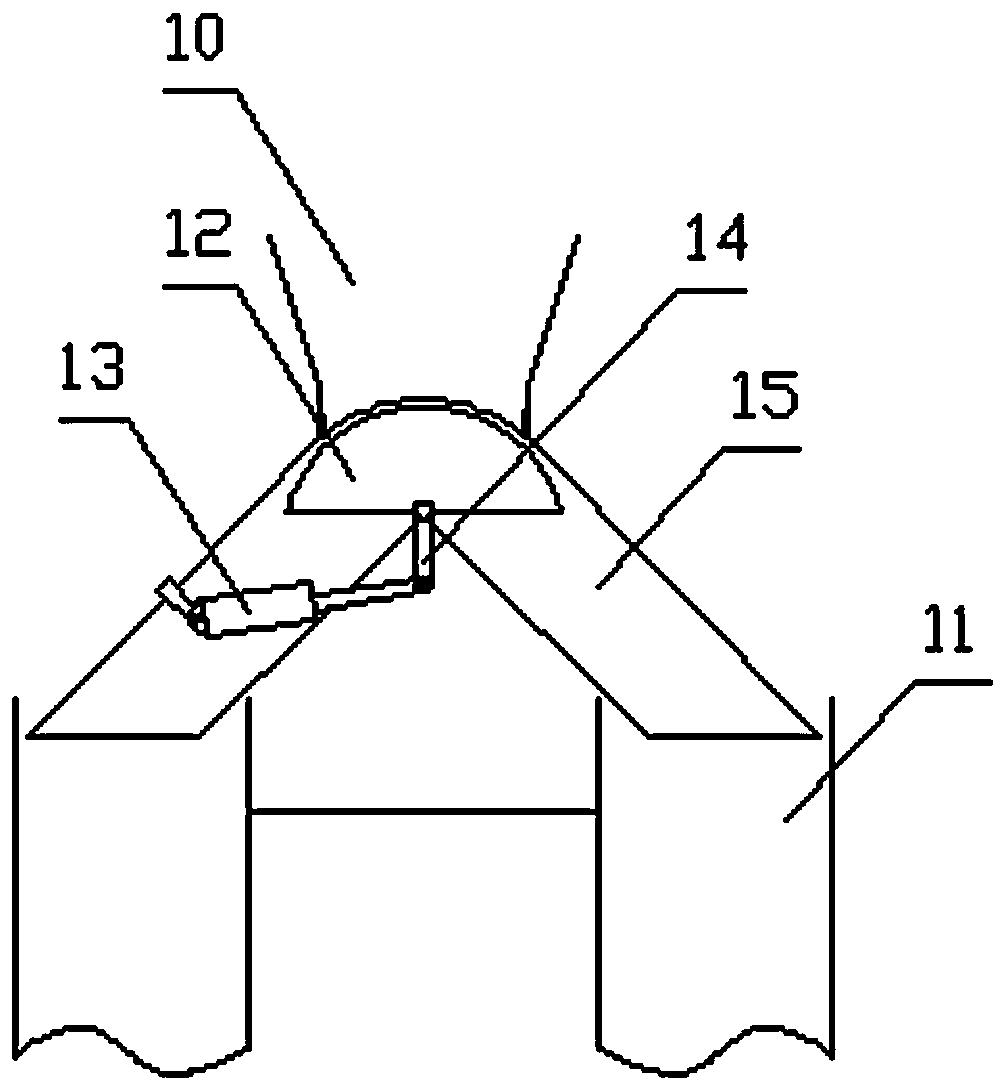 Raw material curing and cooling device of artemisia integrifolia coarse cereal porridge production line and using method of device