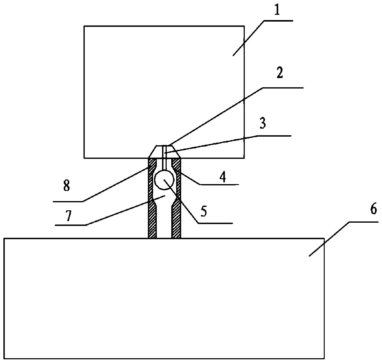 Automatic brake oil supply device of mechanical shock table brake system