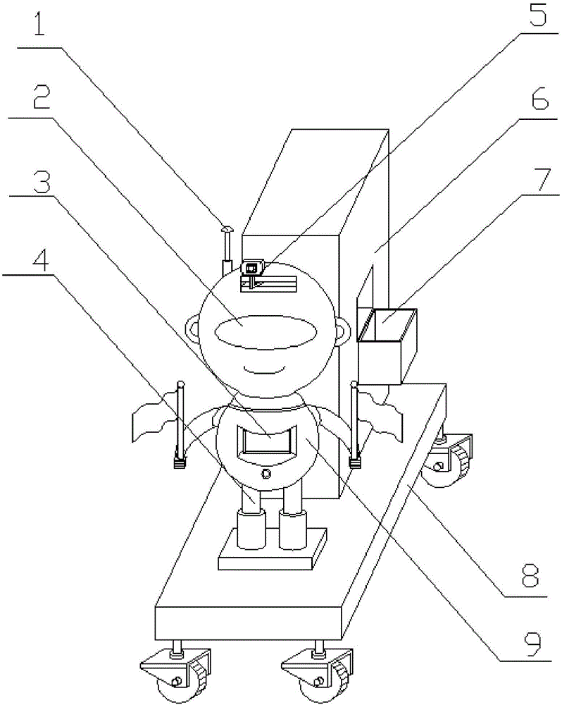 Teaching assisting robot and child interaction device