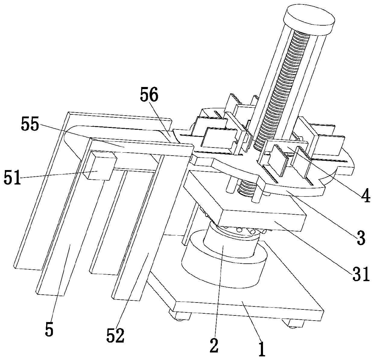 Quantitative stacking treatment machine used after woven bag forming