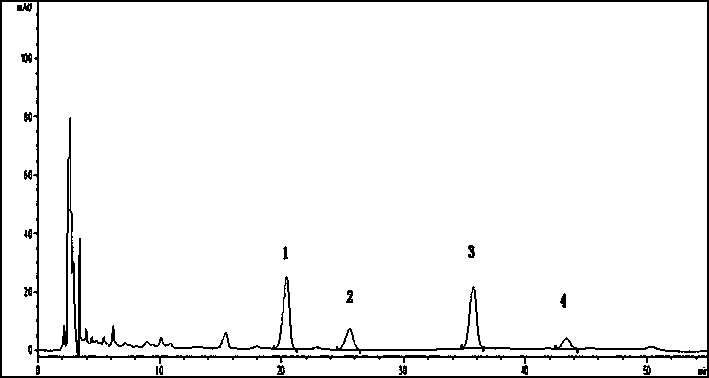 Diuretic active components extracted from Akebia trifoliata, preparation method and application