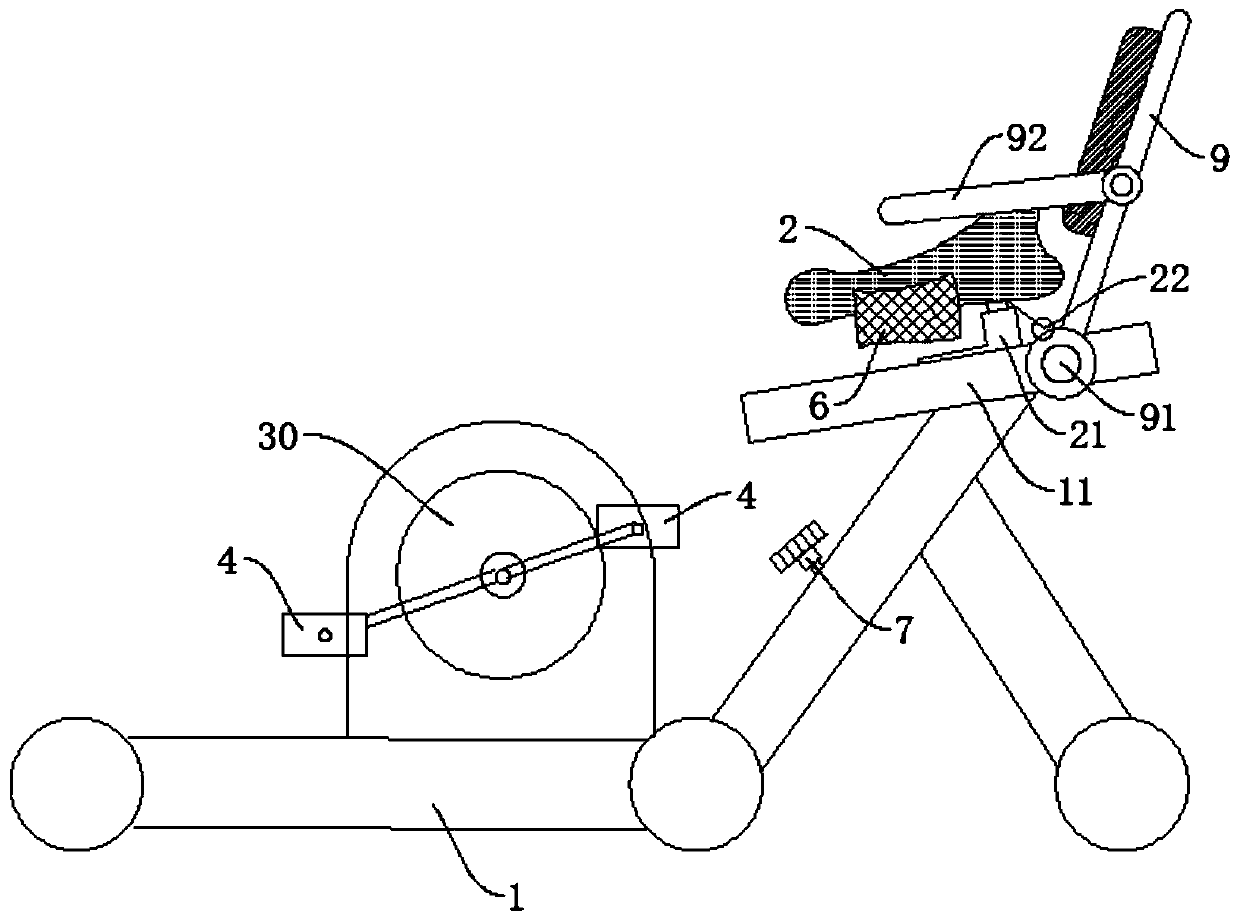 Femoral head necrosis repair trainer and bicycle