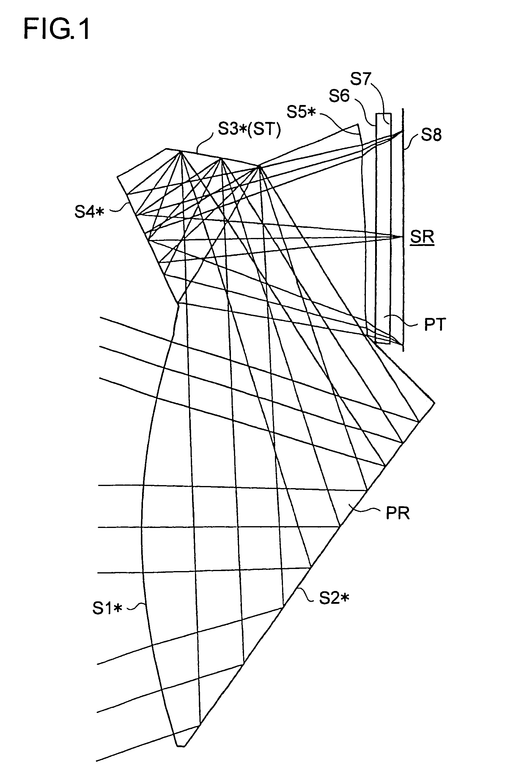 Taking optical system