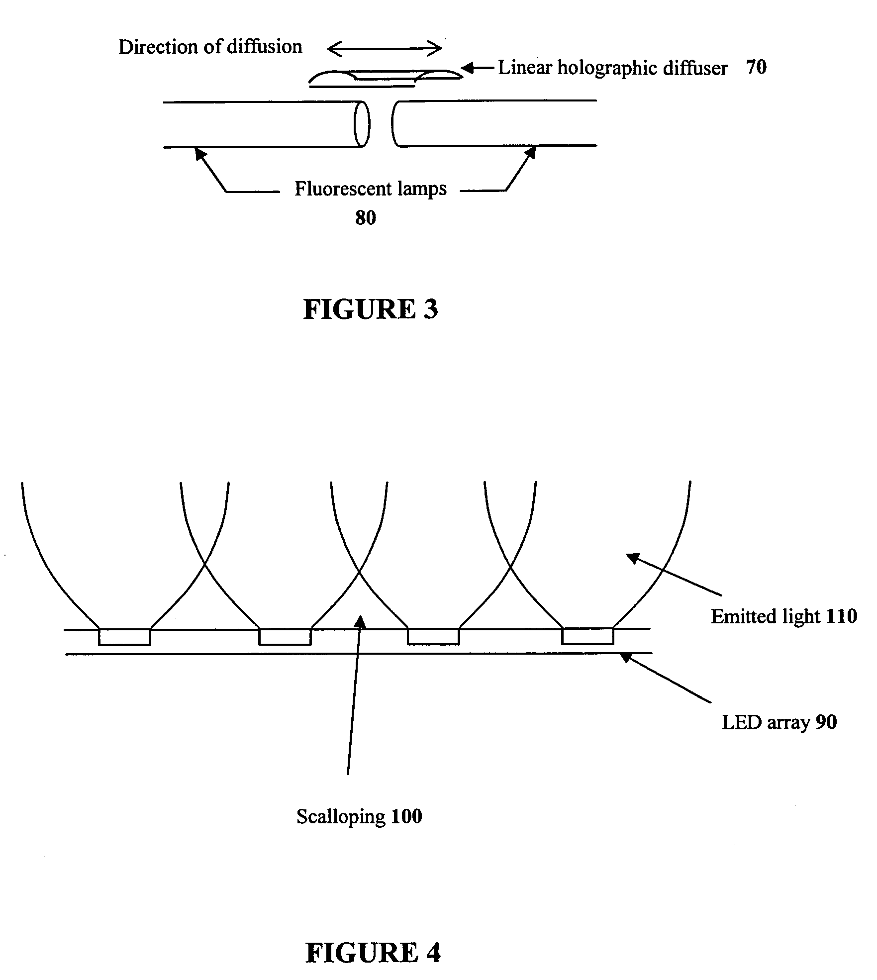 System and method for the diffusion of illumination produced by discrete light sources