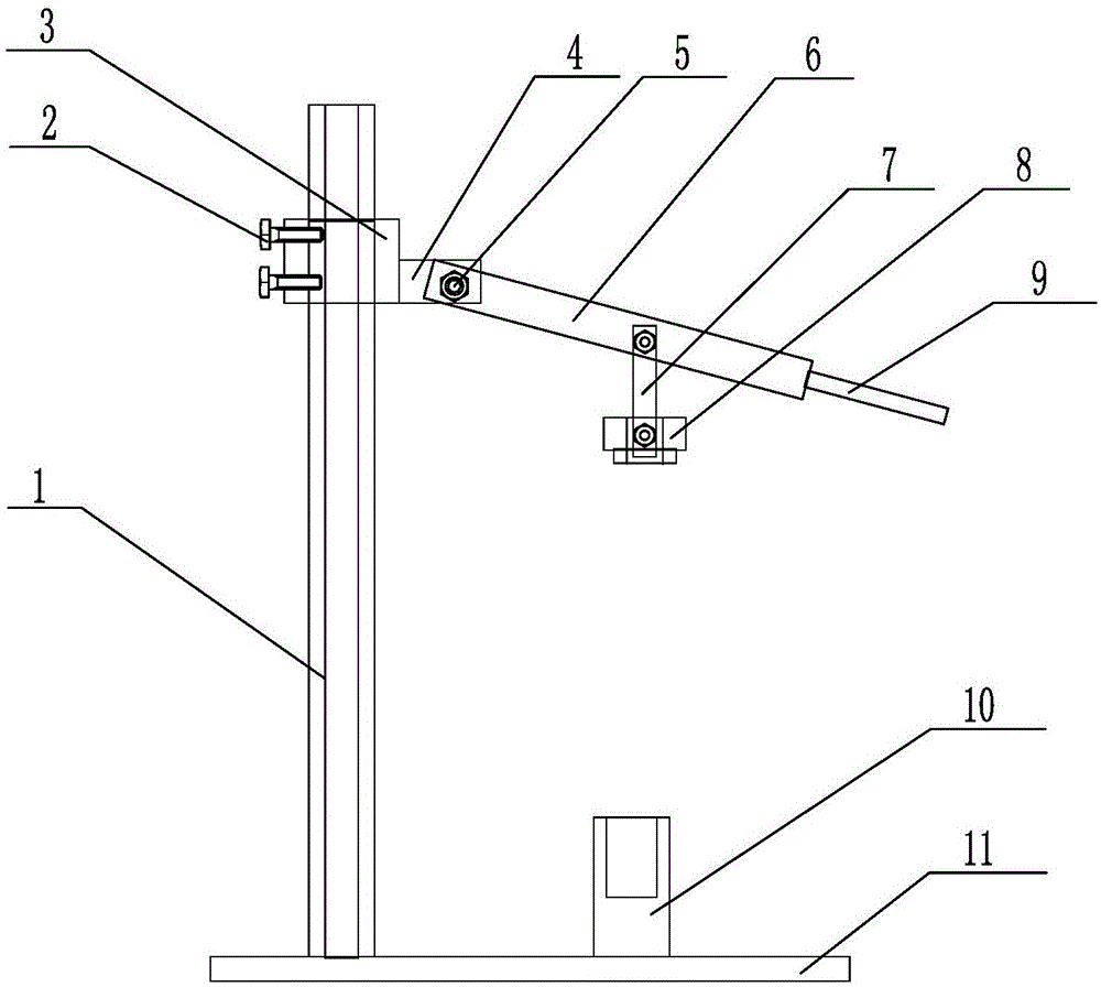 Special device for dismantling the clamping spring of the isolating switch ejector rod