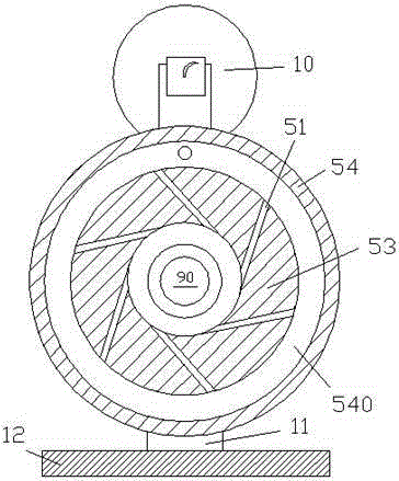 Textile airflow twisting device driven by lifting motor to lift