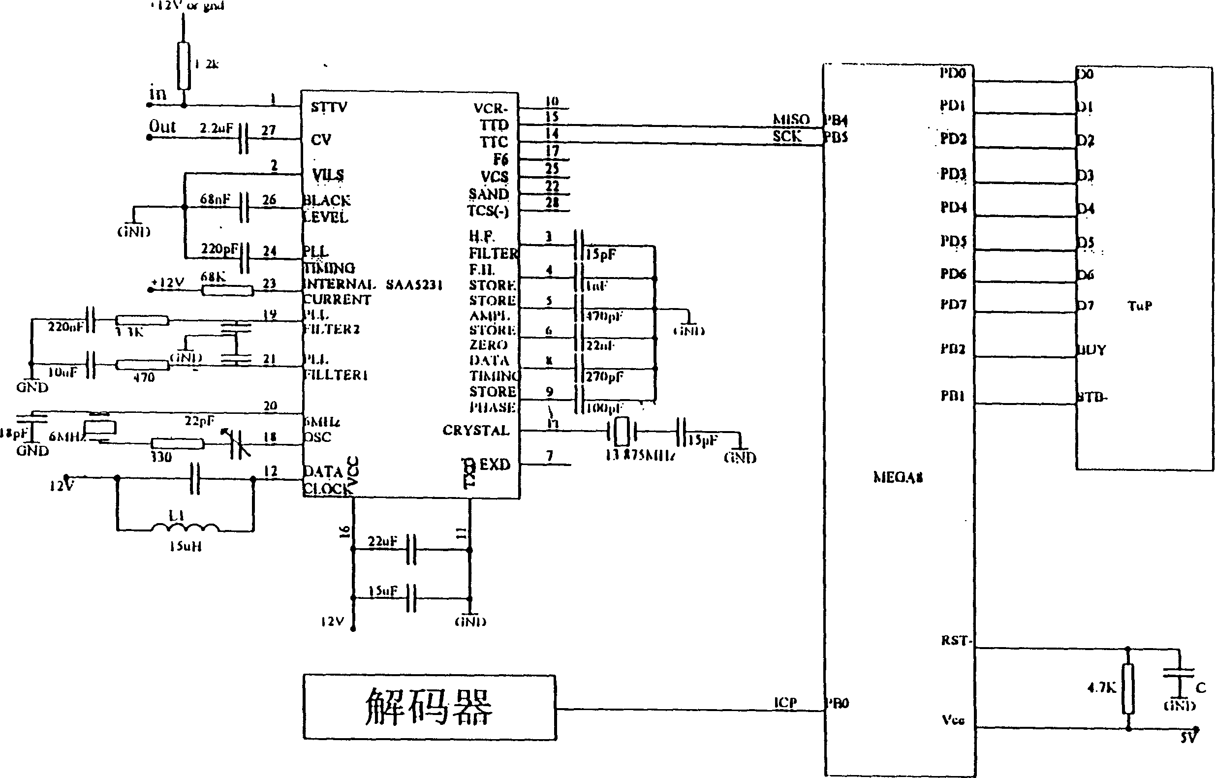 A television capable of processing special data information