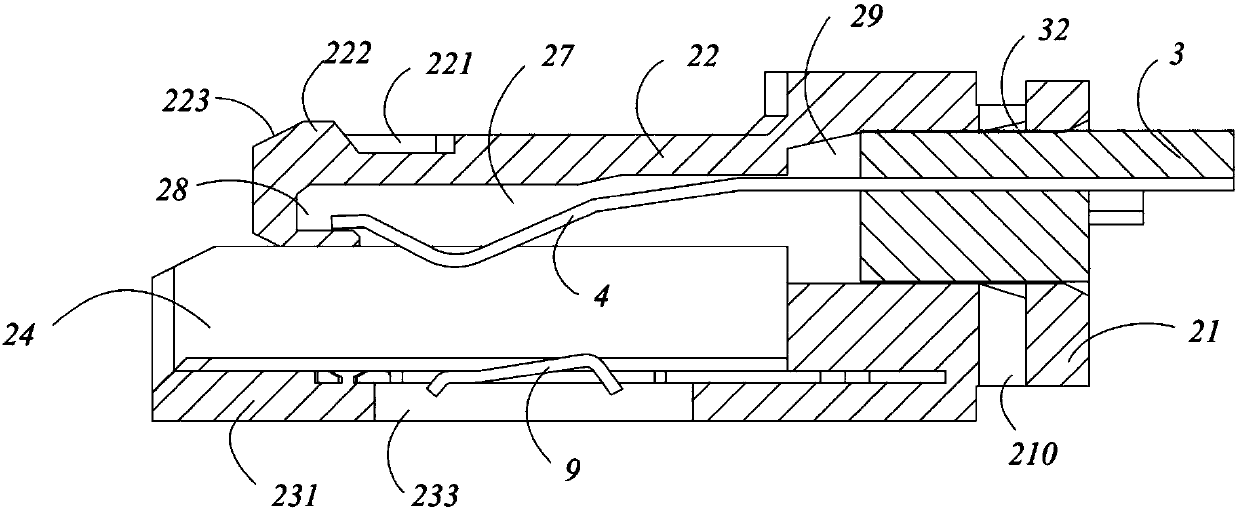 Plug assembly with male and female integration, plug combination assembly structure and connector with the same