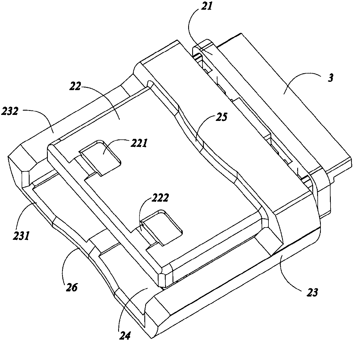 Plug assembly with male and female integration, plug combination assembly structure and connector with the same