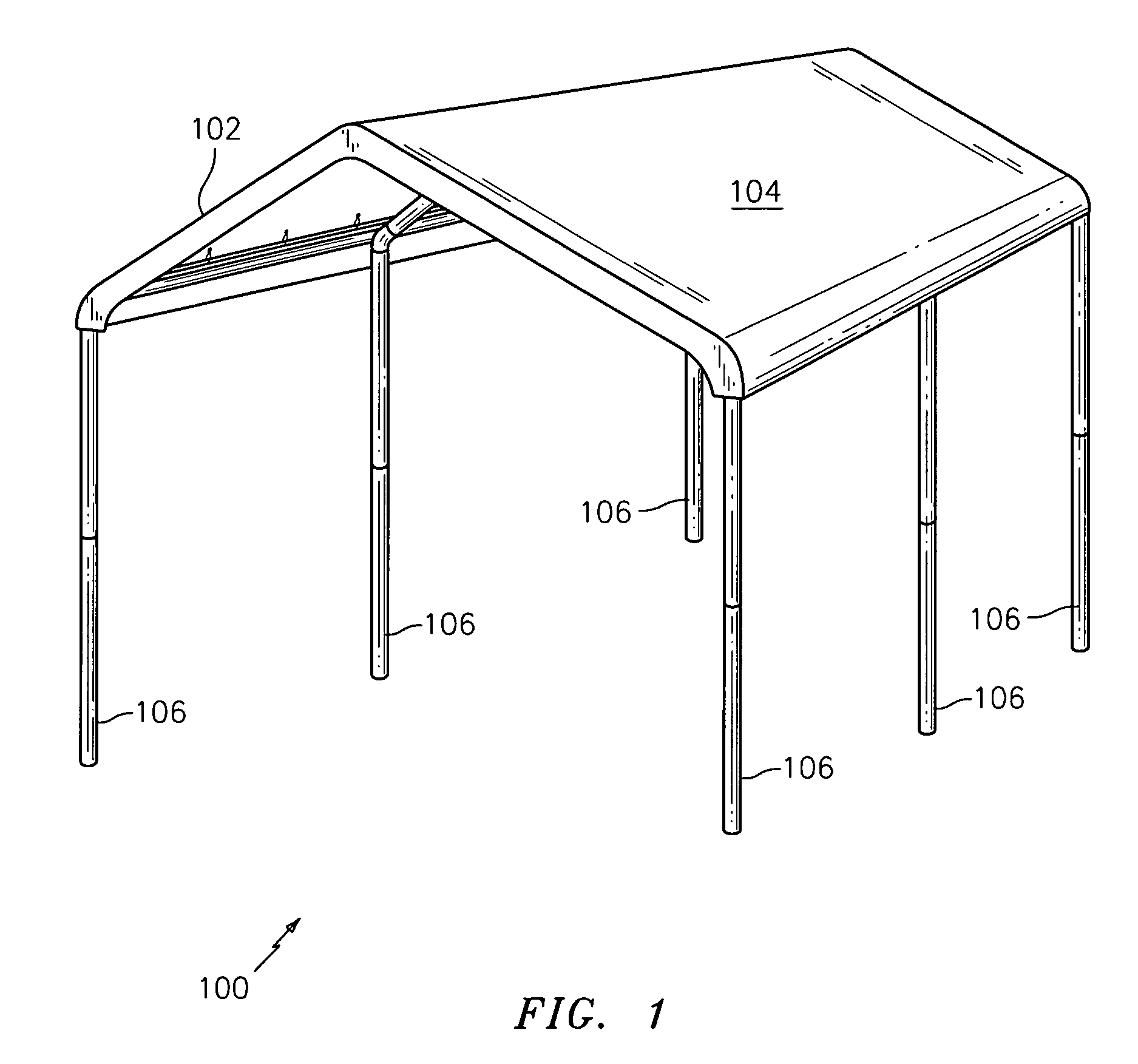 System and method for storing, assembling and transporting a canopy