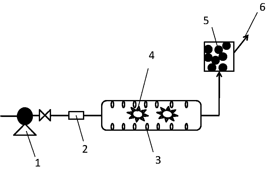 A method for advanced treatment of high-concentration organic wastewater