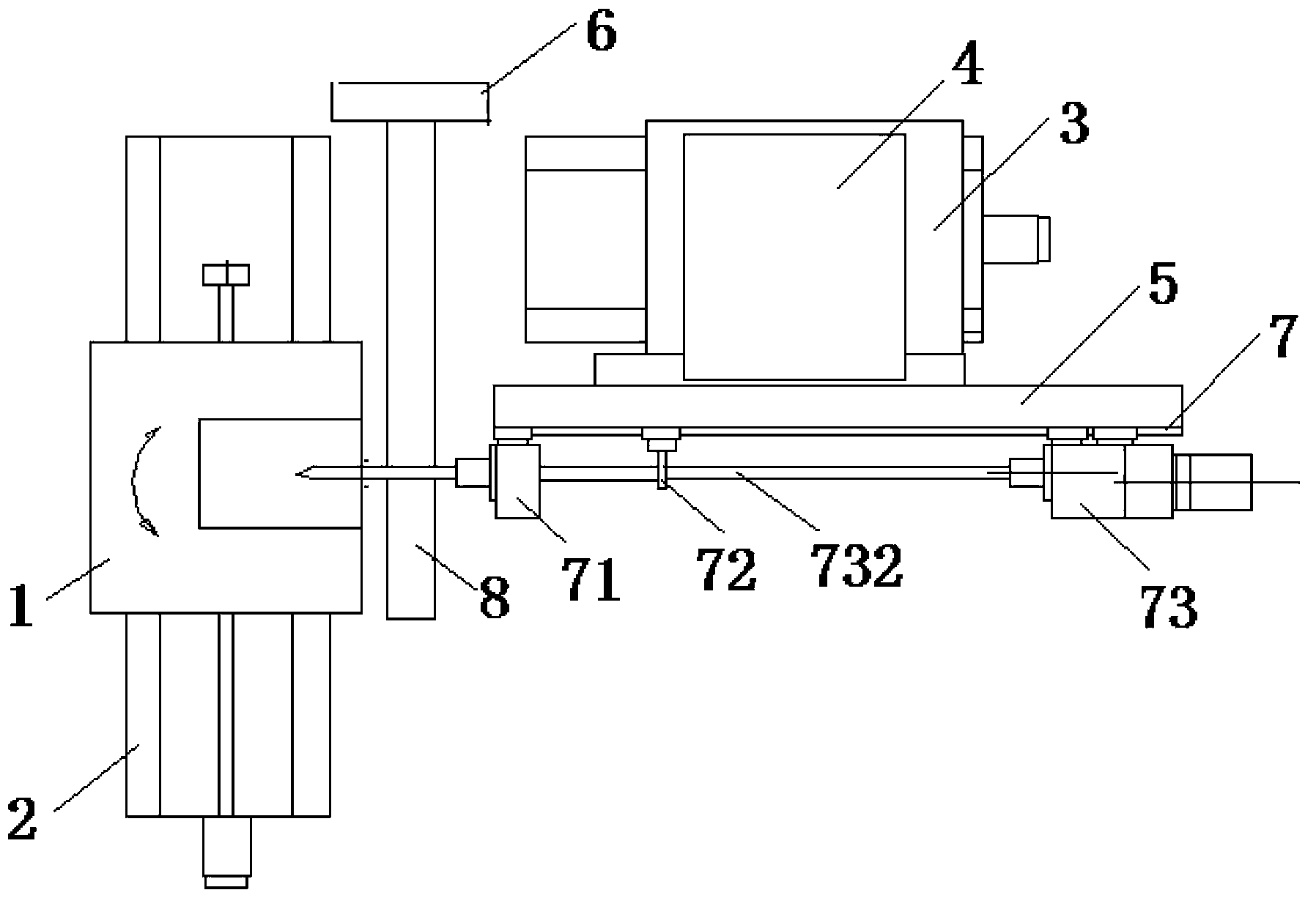 Method for converting drilling and milling functions of deep hole drilling machine conveniently