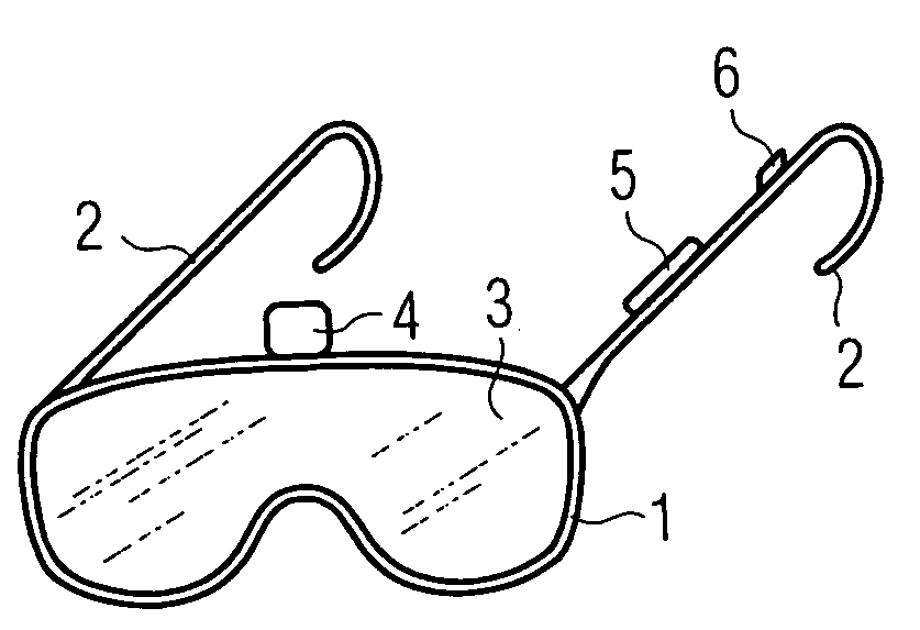 Sport goggle with increased visibility