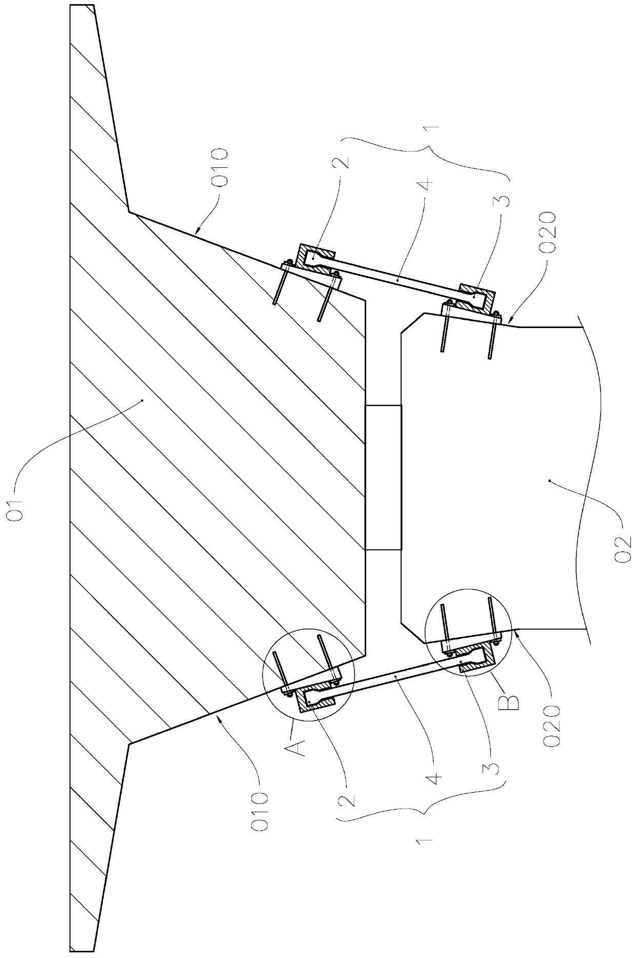 Single-column pier beam bridge and reinforcing and reconstructing method thereof