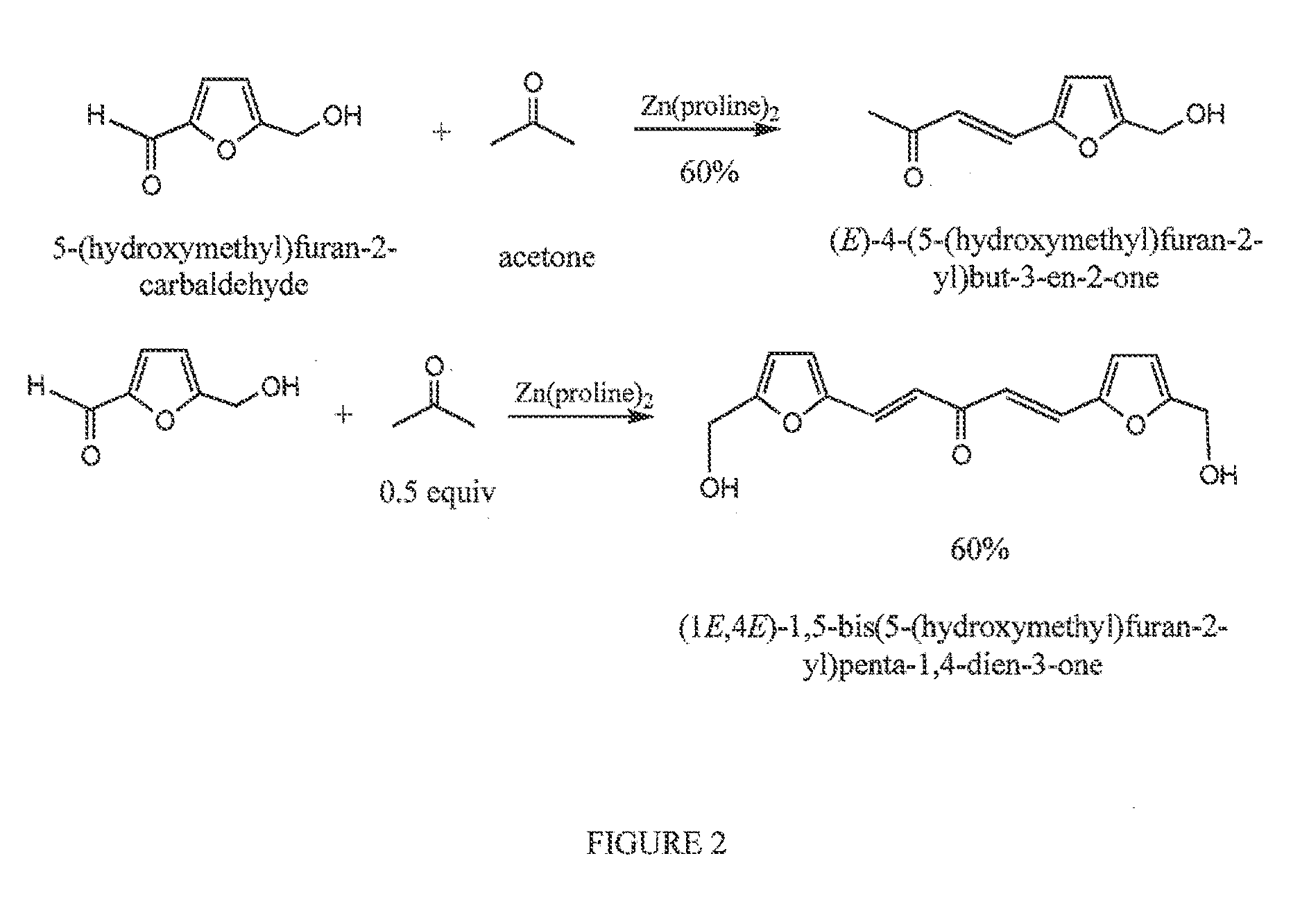 Method of carbon chain extension using novel aldol reaction