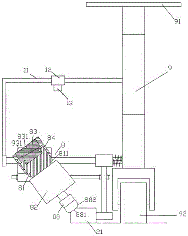 Device for trimming curbs on garden roads with lighting lamps and method of use thereof