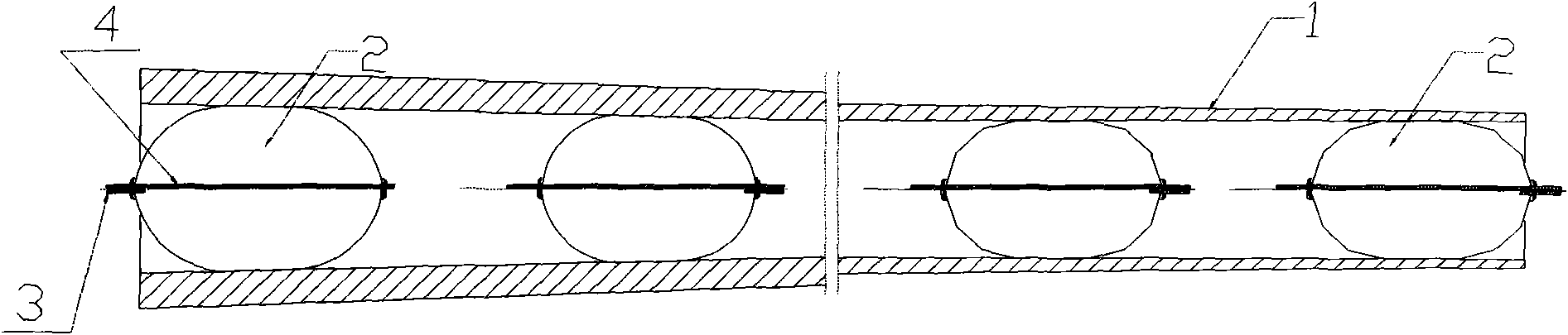 Method for floating tubular member by airbags