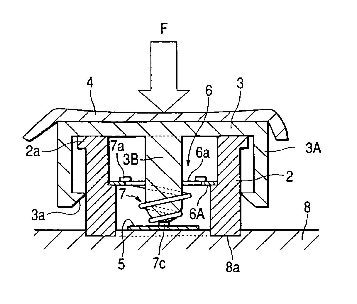 Switch device having self-cleaning function
