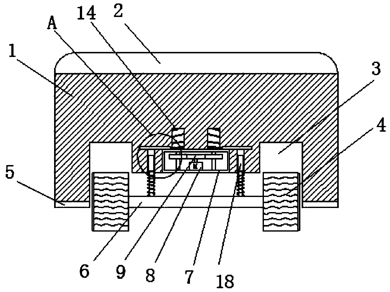 A space-saving agv trolley