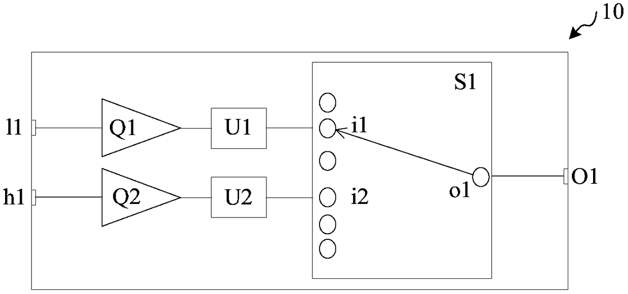 A radio frequency signal transmitting module and mobile terminal