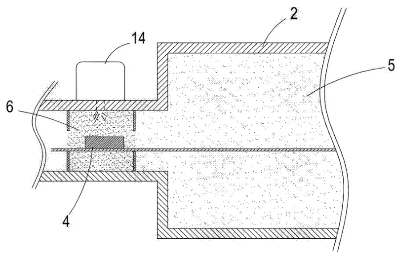 Atmosphere furnace pressurized air seal device