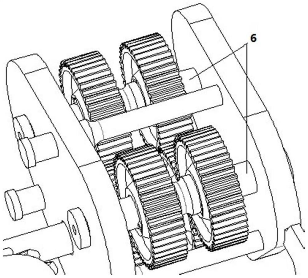 A high-voltage line mechanical deicing robot driven by a single motor