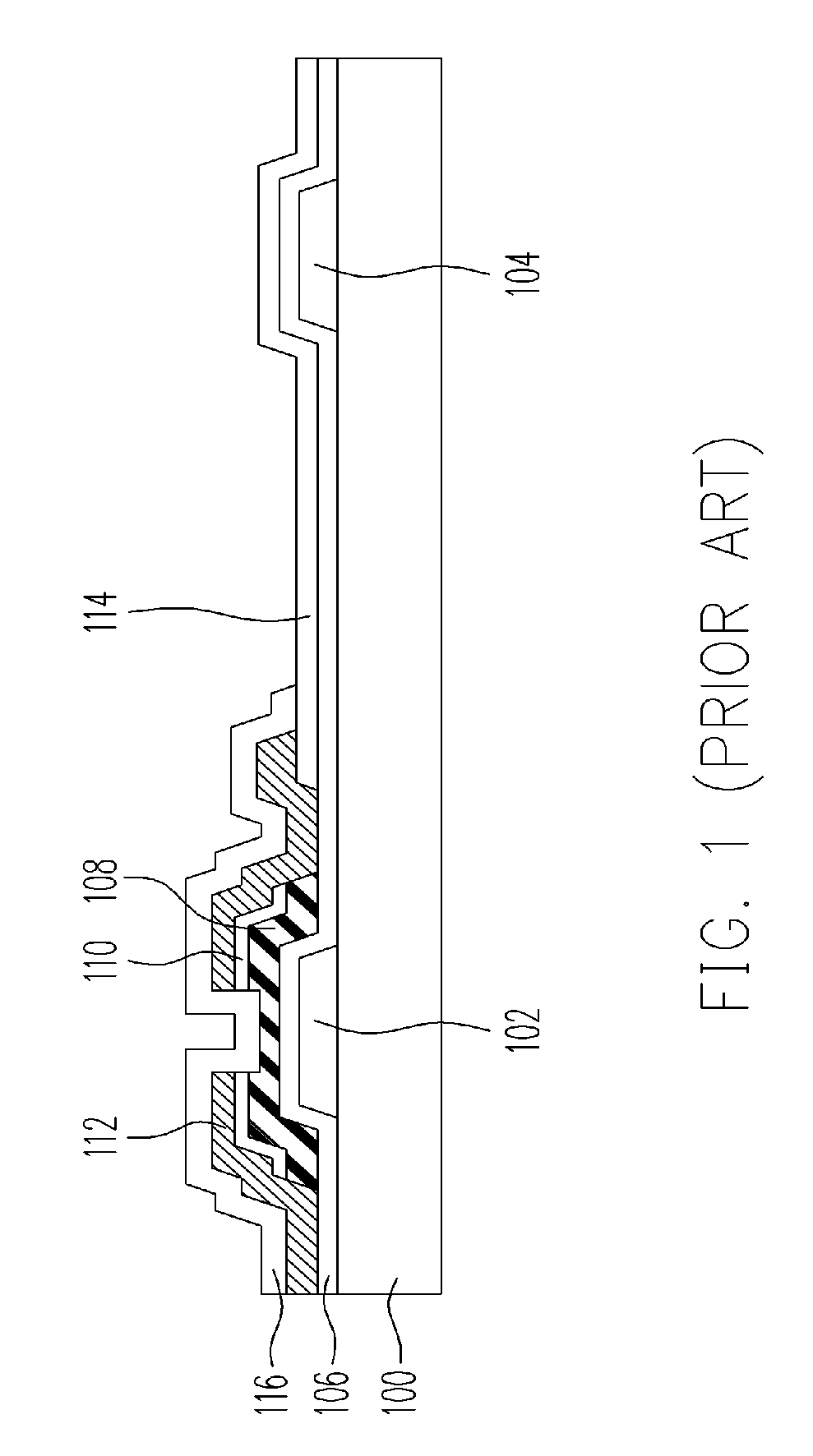 Method for fabricating structure of thin film transistor array