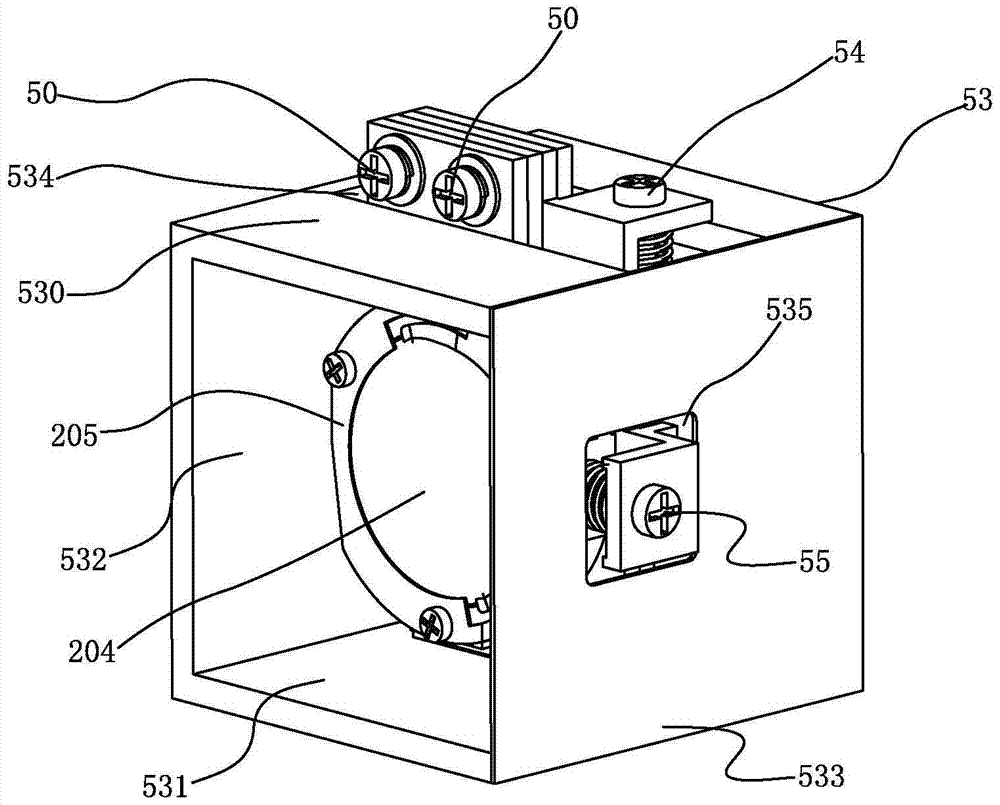 Lens adjustment device and projection optical system