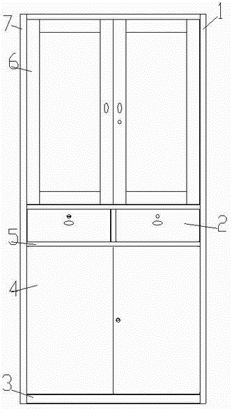 Hanger type detachable filing cabinet