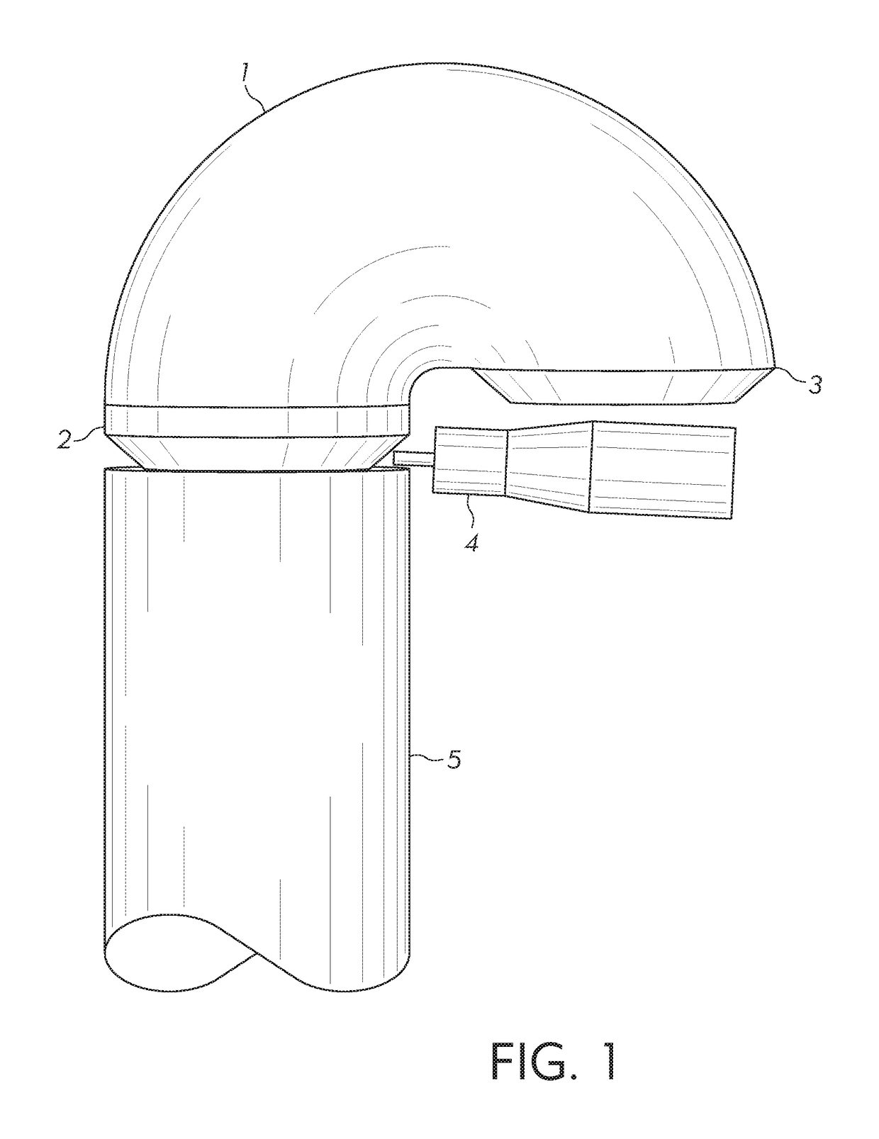 Extended leg return elbow for use with a steel making furnace and method thereof