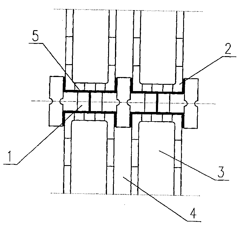 Anode roasting furnace for aluminum