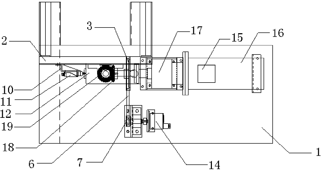 Dynamic simulation test device for electric control system of mining winch