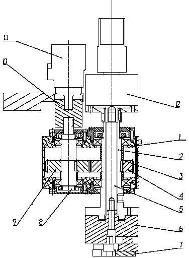 Fuze rotary demounting device for small-caliber aircraft projectiles