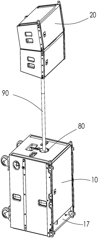 Integrated sound box combination