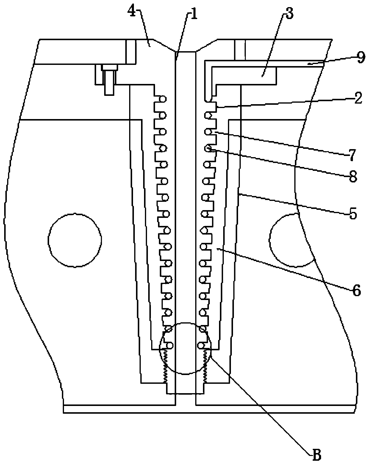 Device capable of heating sprue bush in plastic mold