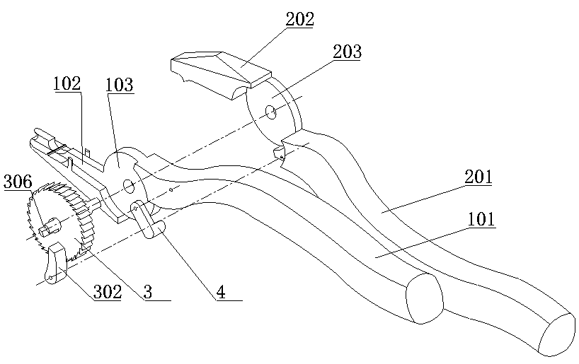 Binding clamp with cutting function