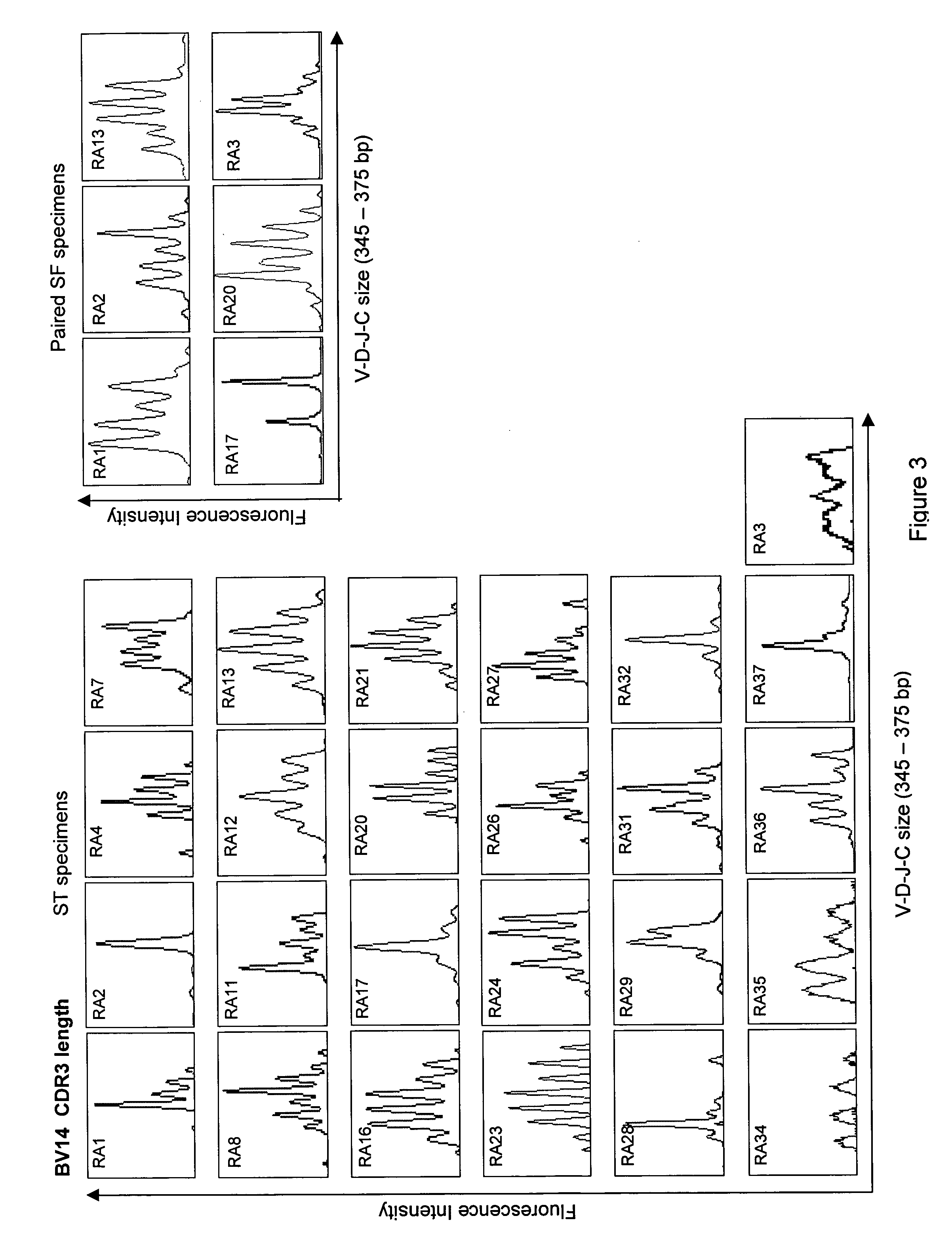 T cell receptor CDR3 sequence and methods for detecting and treating rheumatoid arthritis